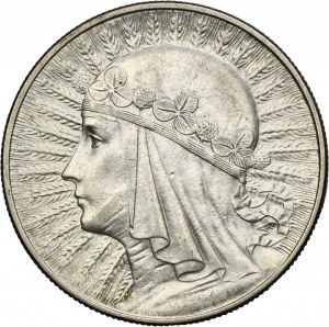 Head of a Woman, 10 zloty Warsaw 1933