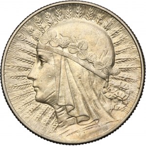 Tête de femme, 5 zlotys Varsovie 1933