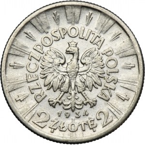 Piłsudski, 2 złote 1934