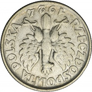 Kobieta i kłosy, 2 złote Filadelfia 1924 - ODWROTKA