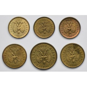 Set, 1 penny, 2 pennies and 5 pennies - REFUNDS (6 pieces).