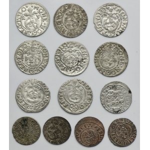 Set, Poland, Ducal Prussia, Riga under Sweden and Livonia under Sweden, Schilling and 3 Polker (13 pcs.)