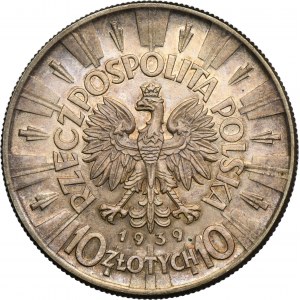 Piłsudski, 10 złotych 1939