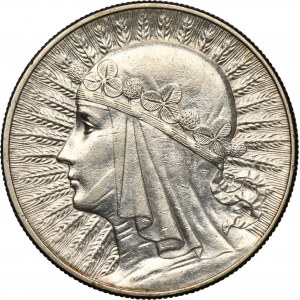 Głowa Kobiety, 10 złotych Warszawa 1932