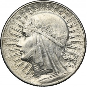 Głowa Kobiety, 10 złotych Warszawa 1932