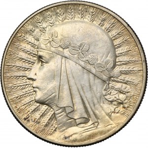 Głowa Kobiety, 10 złotych Warszawa 1933