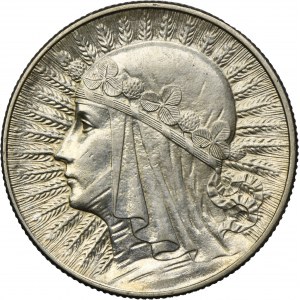 Głowa Kobiety, 5 złotych Warszawa 1933