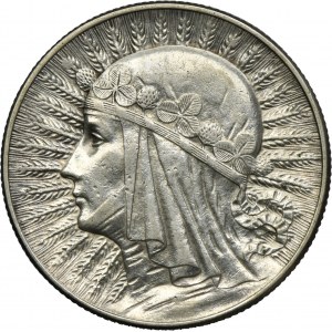 Głowa Kobiety, 5 złotych Warszawa 1933