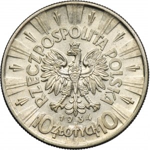 Piłsudski, 10 złotych 1934 - RZADSZE