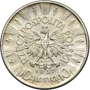 Piłsudski, 10 złotych 1937