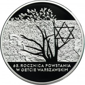 20 złotych 2008 65. Rocznica Powstania w Getcie Warszawskim