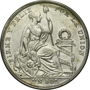 Peru, 1 Sol Lima 1924