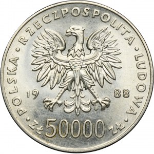 50.000 złotych 1988 Piłsudski