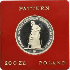 PRÓBA, 200 złotych 1985 Pomnik-Szpital Centrum Zdrowia Matki Polki