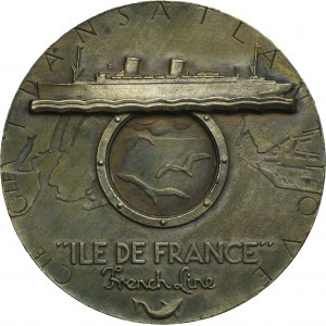 Médaille Ile de France de la General Transatlantic Company 1949