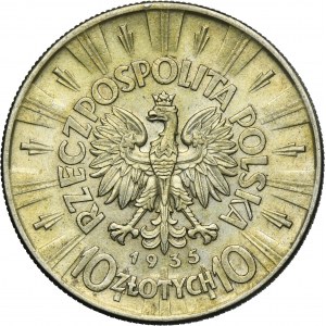 Piłsudski, 10 złotych 1935