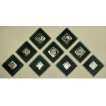 Set, Monnaie de Pologne, Clips de pièces polonaises de circulation générale (9 pièces).