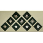 Set, Monnaie de Pologne, Clips de pièces polonaises de circulation générale (9 pièces).