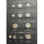 Set, Klaser (x3) with Polish circulation coins of the Polish People's Republic and the Third Republic (approx. 197 pieces).