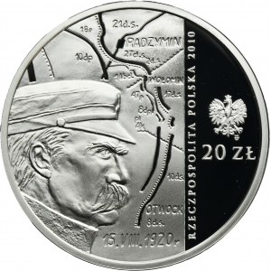 20 złotych 2010 90. rocznica Bitwy Warszawskiej