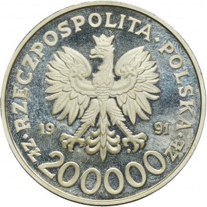 200.000 złotych 1991 200. rocznica Konstytucji 3 Maja