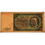20 złotych 1948 - SPECIMEN - AD 8900000/1234567 -