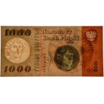 1.000 złotych 1965 - SPECIMEN - A 0000000 - nadruk pomarańczowy -