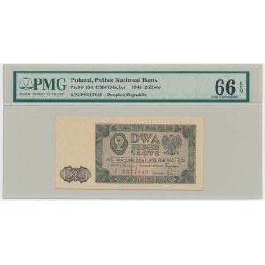 2 złote 1948 - P - PMG 66 EPQ