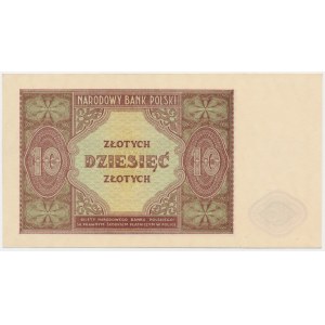 10 złotych 1946 - papier kremowy