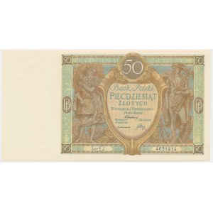 50 złotych 1929 - Ser.EJ.