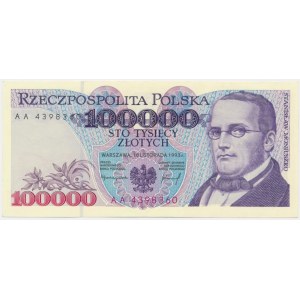 100.000 złotych 1993 - AA - POSZUKIWANA