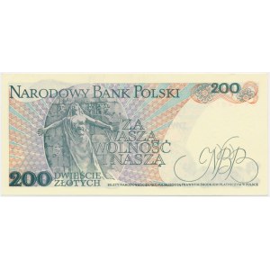 200 złotych 1986 - CR - pierwsza seria rocznika