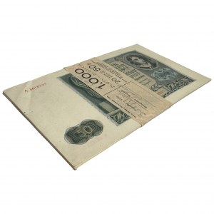 50 złotych 1941 - A - niepełna paczka bankowa (18 szt.)