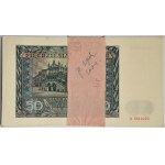 50 złotych 1941 - A - niepełna paczka bankowa (18 szt.)