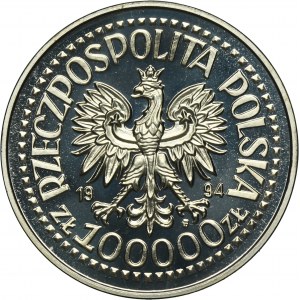 100 000 PLN 1994 50e anniversaire du soulèvement de Varsovie