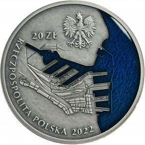 20 złotych 2022 100-lecie Portu Gdynia