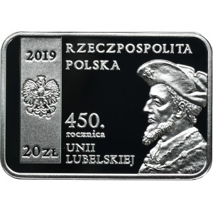 20 złotych 2019 450. rocznica Unii Lubelskiej