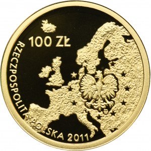 100 złotych 2011 Przewodnictwo Polski w radzie UE