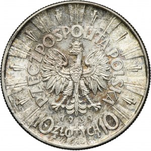 Piłsudski, 10 złotych 1939