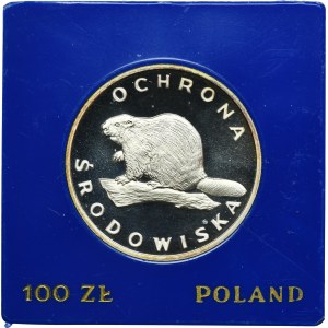 100 złotych 1978 Ochrona Środowiska Bóbr