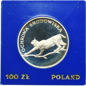 100 złotych 1979 Ochrona Środowiska Ryś