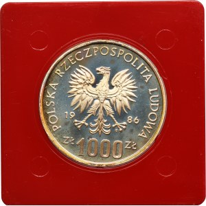 PRÓBA, 1.000 złotych 1986 Ochrona Środowiska Sowa