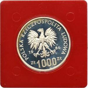 PRÓBA, 1.000 złotych 1986 Pomnik Szpital Centrum Zdrowia Matki Polki