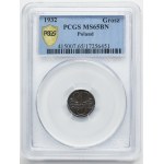 1 grosz 1932 - PCGS MS65 BN