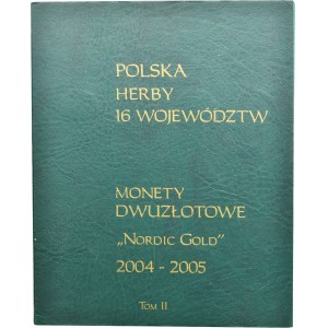 Zestaw, 2 złote GOLD NORDIC 2004-2005 (16 szt.)