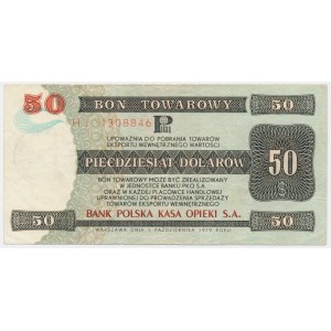 Pewex, 50 dolarów 1979 - HJ - RZADKI