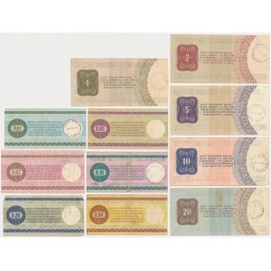 Pewex, zestaw 1 cent - 20 dolarów 1979 (11 szt.)