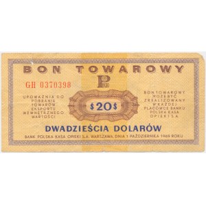 Pewex, 20 $ 1969 - GH -.