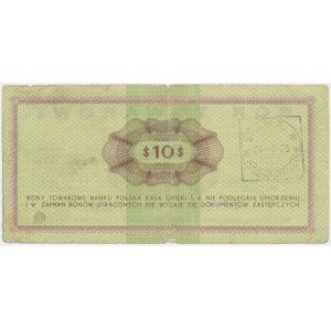 Pewex, 10 dolarów 1969 - FF -