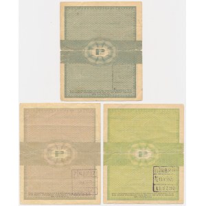 Pewex, zestaw 1-10 centów 1960 (3 szt.)